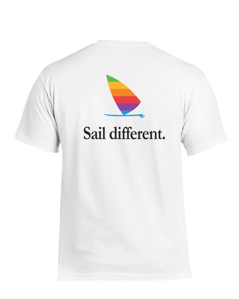 sail off white shirt